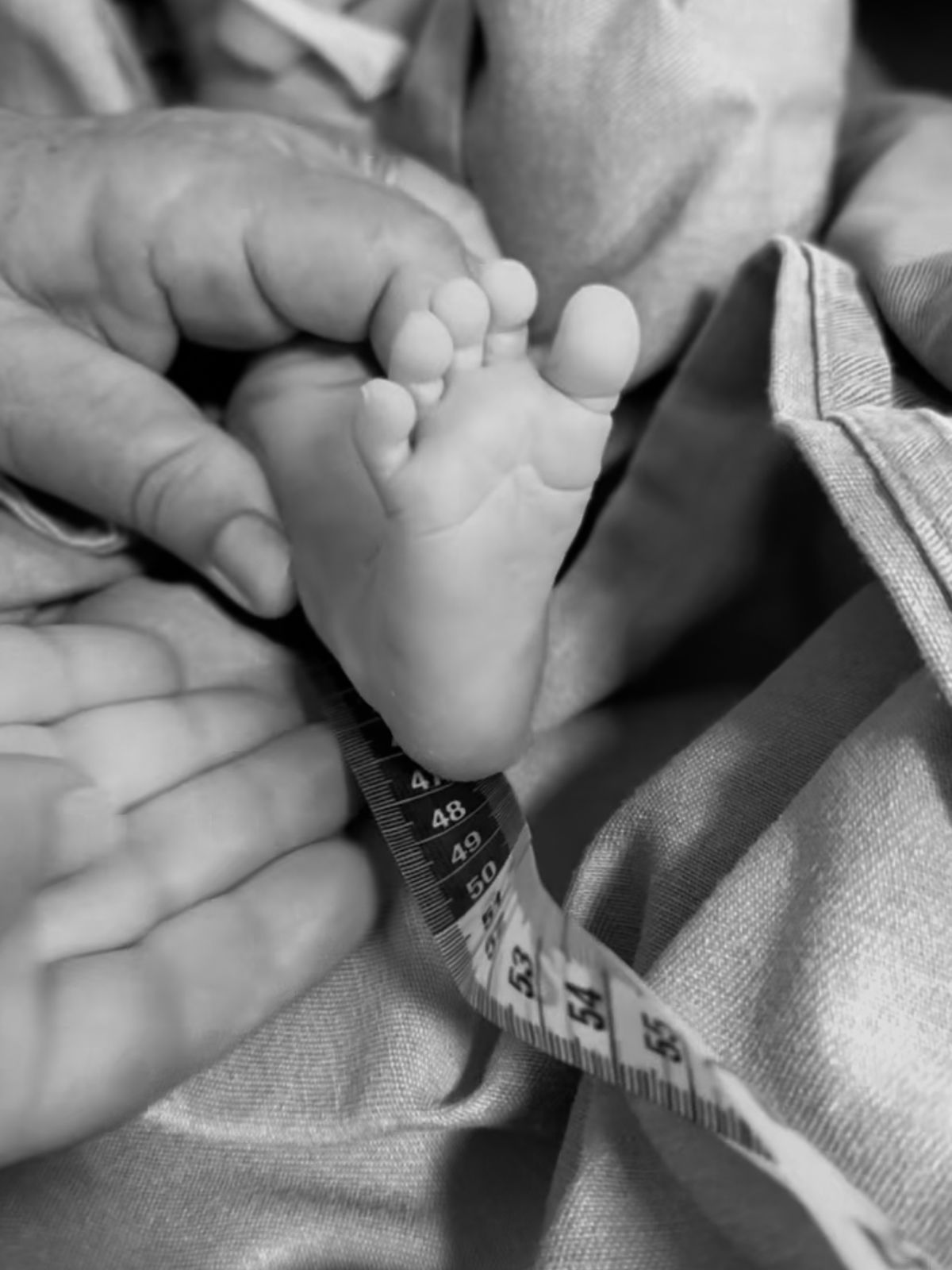 Foto do pezinho do bebê